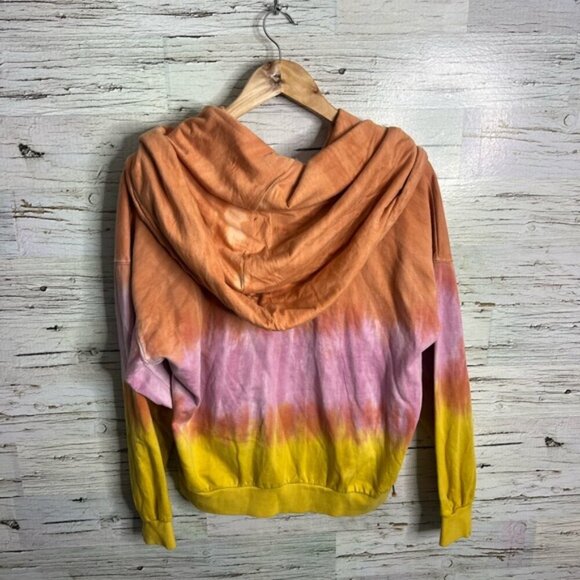 Young Fabulous & Broke Piper Tie Dye Ombré Sweatshirt Hoodie small - Picture 7 of 7